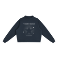 Essential Fleece Mock-Neck Crew Sweatshirt