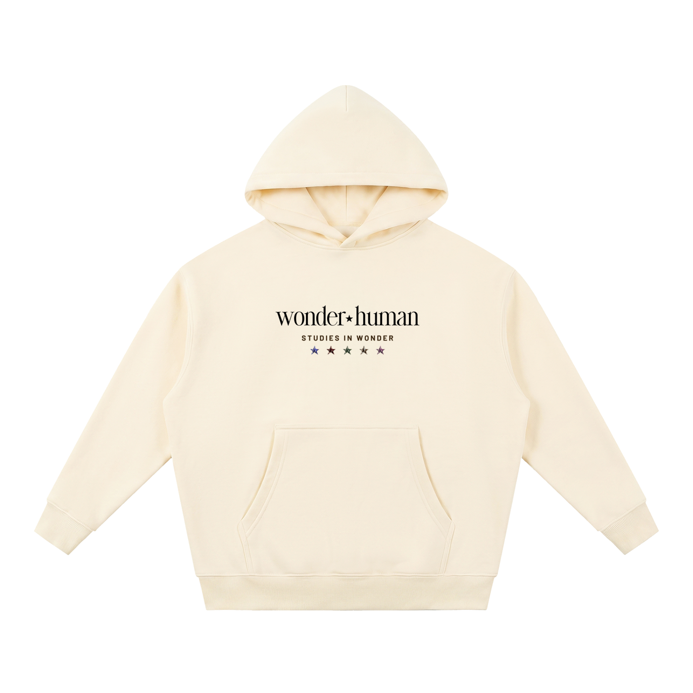 Essential Oversized Boxy Fit Fleece Hoodie
